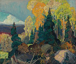Franklin Carmichael, Autumn Hillside, 1920