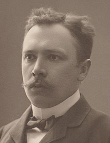Black and white photograph of Knut Stjerna