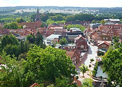 Aerial view of Lütjenburg