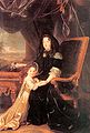 Marquise de Maintenon with her niece Françoise Charlotte d'Aubigné (1688)