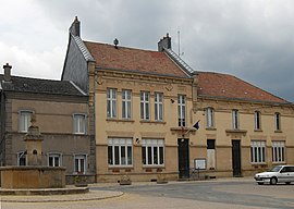 The town hall in Marville