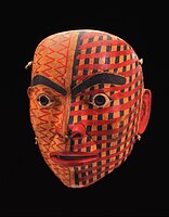 Mask (amiilk), Tsimshian peoples, British Columbia, Canada, 19th century