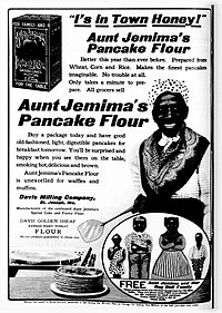 Advertisement for Aunt Jemima's Pancake Flour, 1909