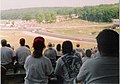 Fans looking east at Turn Five during the 1995 June Sprints