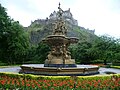 The Ross Fountain in Edinburgh, manufactured in Paris, an exhibit at the expo