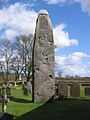 Image 24The Rudston Monolith, almost 26ft high, close to Rudston Parish Church of all Saints (from History of Yorkshire)