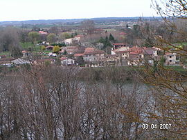 A general view of Salles-sur-Garonne