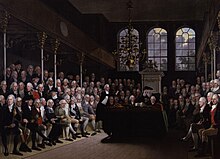 Pitt addressing the Commons in 1793