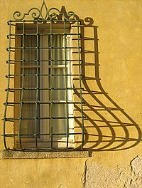 Fensterkorb barocker Form