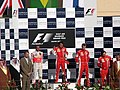 Image 39The podium ceremony at the 2007 Bahrain Grand Prix (from Bahrain)