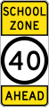 (R4-234) School Zone Ahead (used in New South Wales)