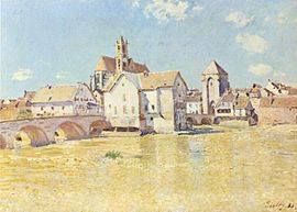 Moret-sur-Loing, Alfred Sisley, 1888