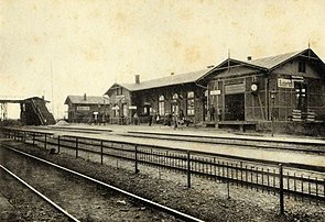 Bahnhof Büderich, 1910