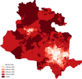 Bradford (63.86% White British)