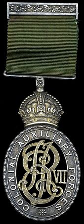 King Edward VII version, narrow 32 mm ribbon