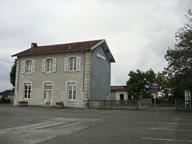 The railway station in Avoudrey