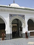 Inner façade of Bab al-Ward, with Marinid-era stucco embellishment