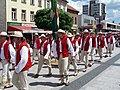 Gorol men's choir from Jablunkov during a parade of PZKO (2007)