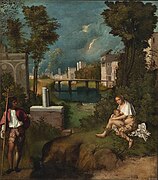 Giorgione, The Tempest (c. 1508), Gallerie dell'Accademia, Venice, Italy