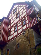 Jägerhäusle (Hunter's House) in Schiltach, built on the town wall in 1590