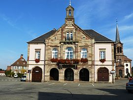 The town hall in Kogenheim
