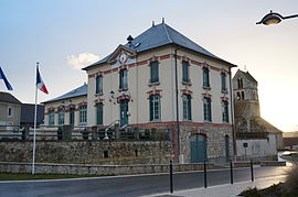 The town hall in Cuchery
