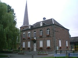 The town hall in Grand-Fayt