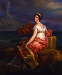 Mme de Staël as her character Corrine (posthumously)