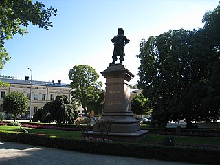 Per Brahe Statue in Turku, 1888