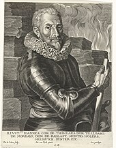 Johann T’Serclaes von Tilly, Stich von Pieter de Jode d. Ä.