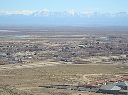 View of part of Rosamond, CA