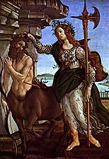 Botticelli, Pallas and Centaur (1482–83)