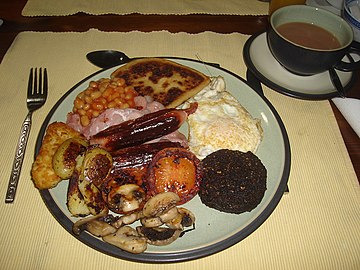 Scottish full breakfast