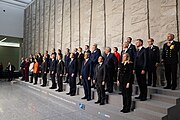Secretary Blinken with NATO foreign ministers in Brussels, Belgium, November 2023