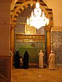The shrine of Zechariah within the Mosque