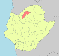 Location in Tainan City