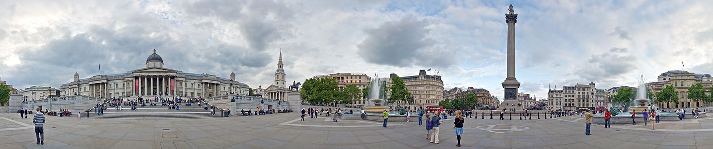 Trafalgar Square at Trafalgar Square, by Diliff