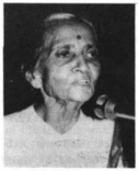 Congress Radio founder Usha Mehta in 1996