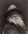 Image 12 Walt Whitman Photograph: George C. Cox; restoration: Adam Cuerden Walt Whitman (1819–1892) was an American poet, essayist and journalist. A humanist, he was a part of the transition between transcendentalism and realism, incorporating both views in his works. Whitman is among the most influential poets in the American canon, often called the father of free verse. His work was very controversial in its time, particularly his poetry collection Leaves of Grass (first published in 1855, but continuously revised until Whitman's death), which was described as obscene for its overt sexuality. More selected portraits