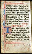John Wycliffe's handwritten Bible, late 14th century