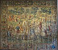 King Abimelech Restores Sarah to her Husband, Abraham, Flemish tapestry by Frans Geubels