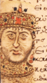 An imaginary portrait of Justinian the Great (r. 527–565).
