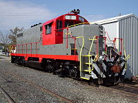 The Buckingham Branch Railroad is a typical example of a Class III shortline in Virginia. Pictured is a locomotive from the Buckingham Branch Railroad.