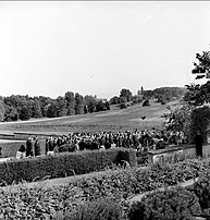 Beisetzung Thomas Manns am 16. August 1955, Friedhof Kilchberg