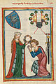 Image 20The Codex Manesse, a German book from the Middle Ages (from History of books)