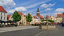 Old Market Square in Cottbus (Chóśebuz)