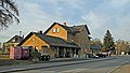 Bahnhofsgebäude Dohna mit Anbauten und Güterschuppen (Einzeldenkmal zu ID-Nr. 09302460)