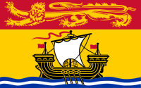 Flagge der kanadischen Provinz New Brunswick/Nouveau-Brunswick