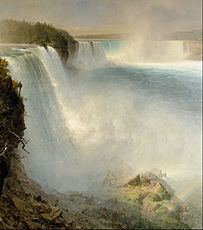 Niagara Falls, from the American Side (Frederic Edwin Church, 1867)