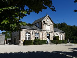 The town hall in La Fosse-Corduan